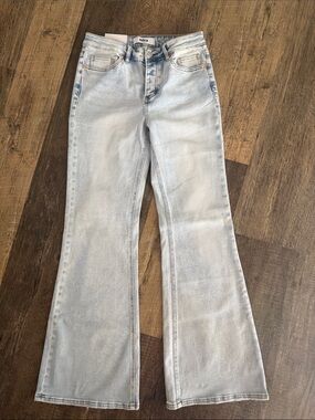 Mica Whitewash Flare Jeans 5/27 NWT